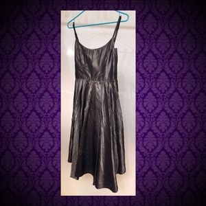 Pewter Colored Taffita Dress